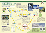 三峰山登山マップ